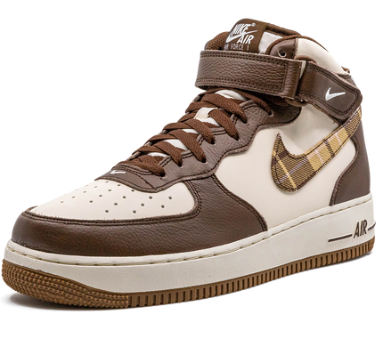 Nike Air Force 1 Mid "Brown Plaid"