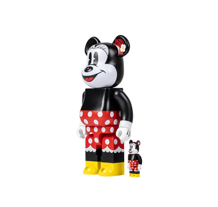 Disney Minnie Mouse Bearbrick "100% and 400%"