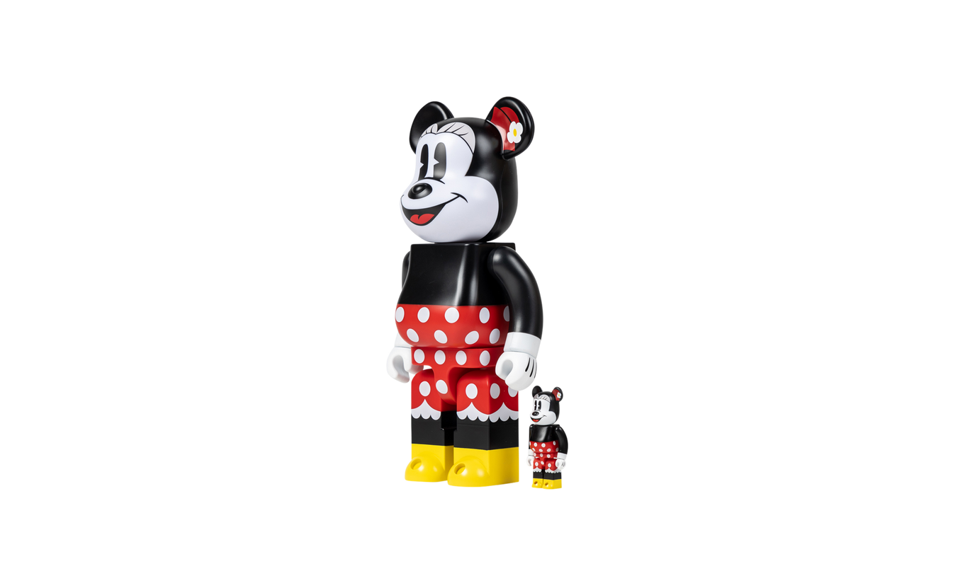 Disney Minnie Mouse Bearbrick "100% and 400%"
