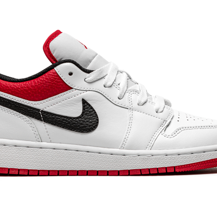 Air Jordan 1 Low GS "White / Gym Red"