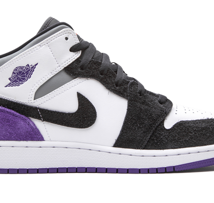Air Jordan 1 Mid SE GS "Court Purple Suede"