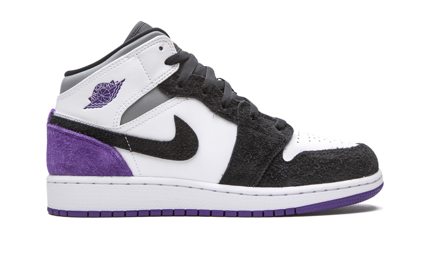 Air Jordan 1 Mid SE GS "Court Purple Suede"