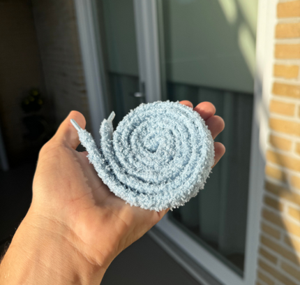 Fluffy Veters Blauw