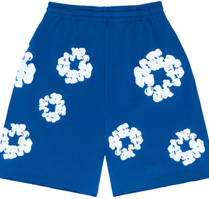 Denim Tears The Cotton Wreath Shorts Königsblau