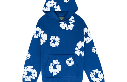 Denim Tears The Cotton Wreath Hoodie Königsblau