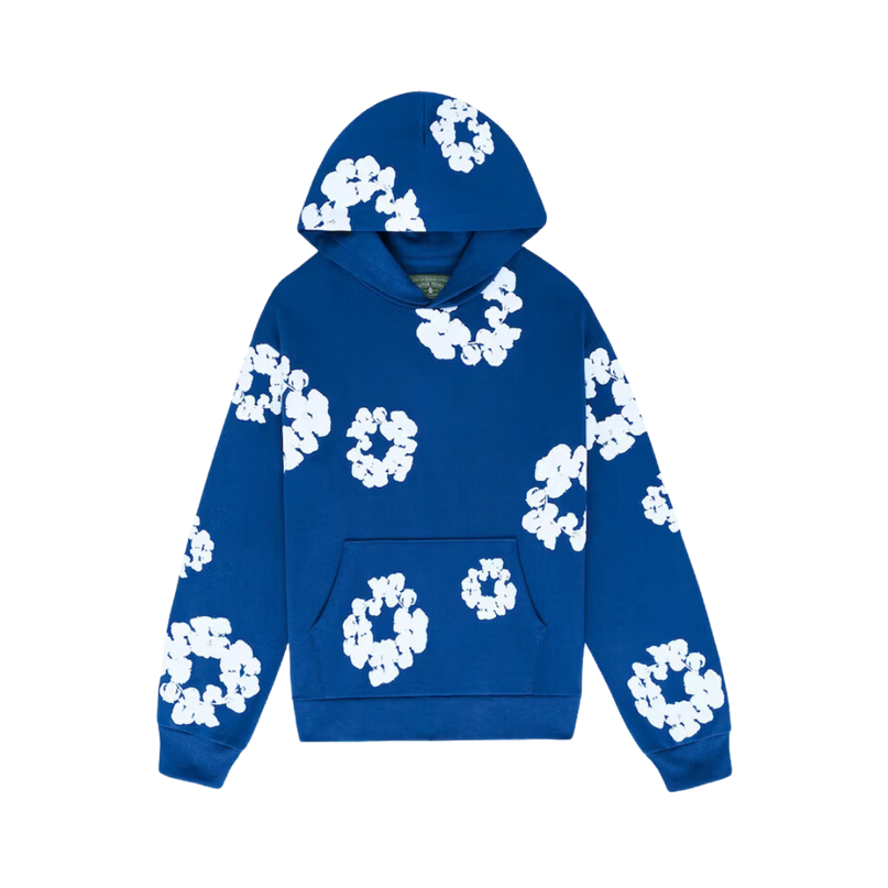 Denim Tears The Cotton Wreath Hoodie Königsblau