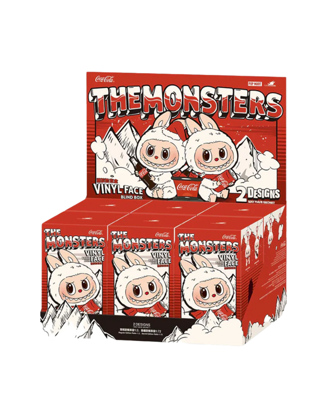 Pop Mart Labubu The Monsters X Coca-Cola Vinyl Gezichtsmasker Doos