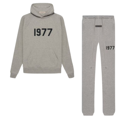 Fear of God Essentials 1977 Dark Oatmeal Komplettset