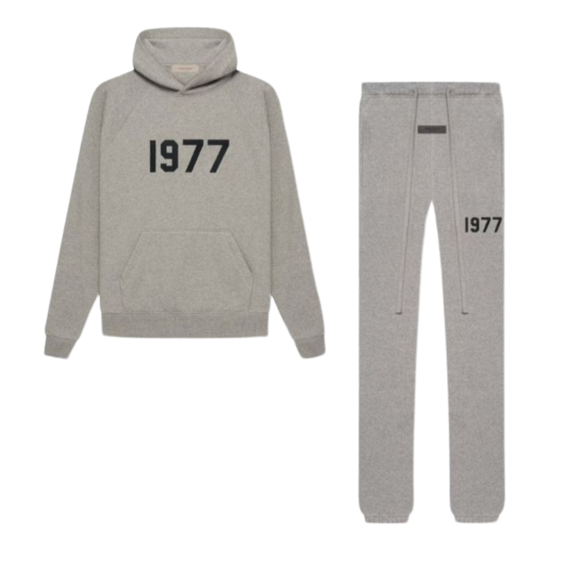Fear of God Essentials 1977 Dark Oatmeal Komplettset