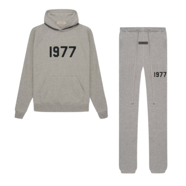 Fear of God Essentials 1977 Dark Oatmeal Komplettset