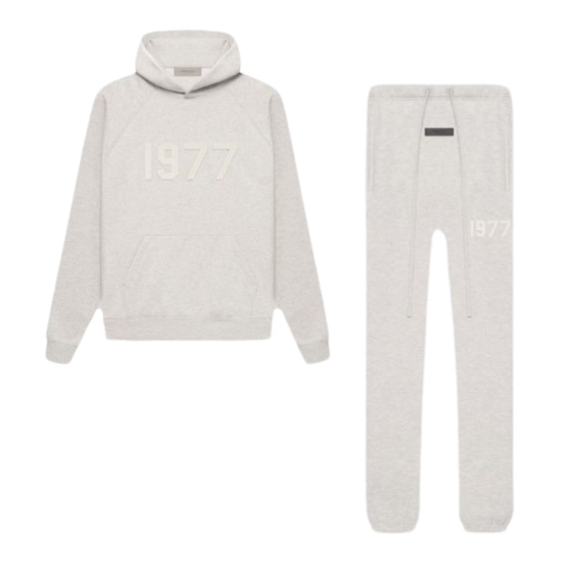 Fear of God Essentials 1977 Light Oatmeal Komplettset