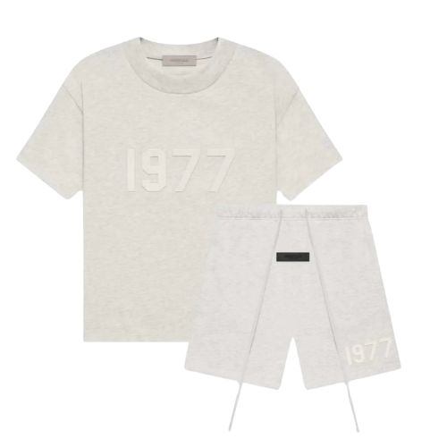 Fear of God Essentials 1977 Leichtes Haferflocken-Sommerset