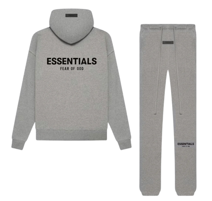 Fear of God Essentials Dunkler Haferbrei Komplettset