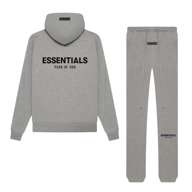 Fear of God Essentials Dunkler Haferbrei Komplettset