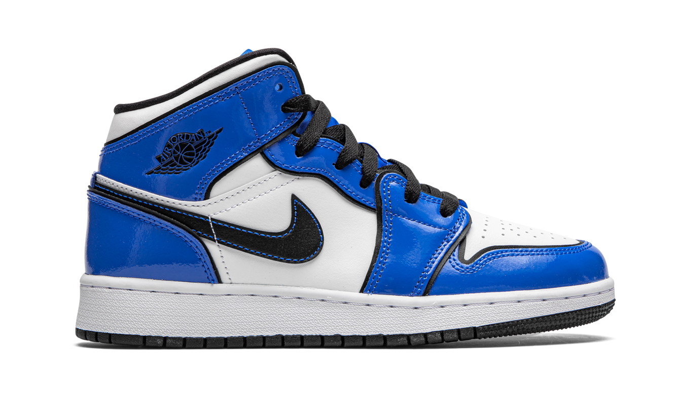 Air Jordan 1 Mid SE GS "Signal Blue"