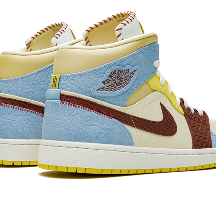 Air Jordan 1 Mid SE "Maison Chateau Rouge Fearless"