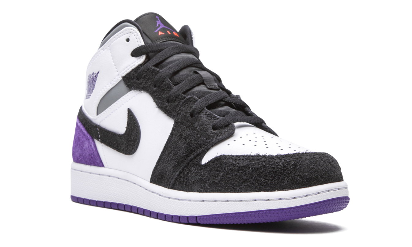 Air Jordan 1 Mid SE GS "Court Purple Suede"
