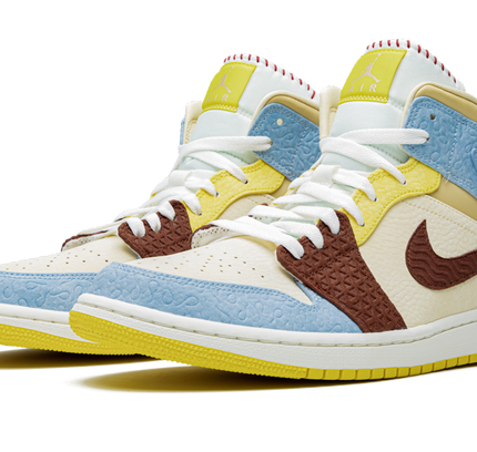 Air Jordan 1 Mid SE "Maison Chateau Rouge Fearless"