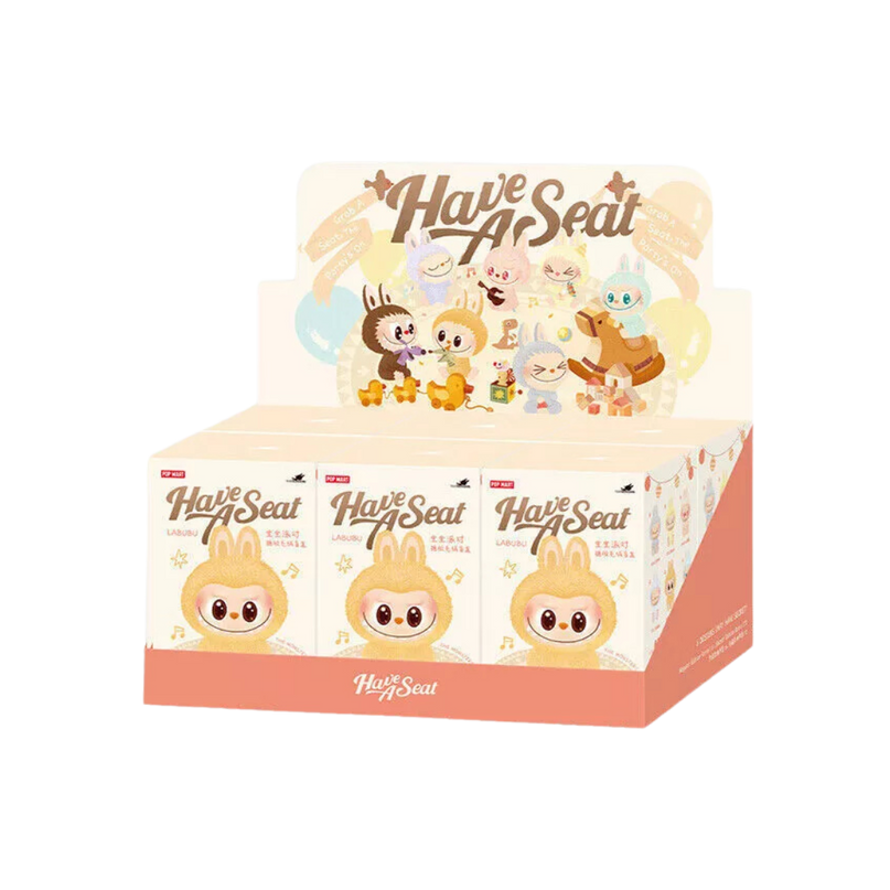 Pop Mart THE MONSTERS Labubu  Have a Seat Vinyl Plush Blind Box