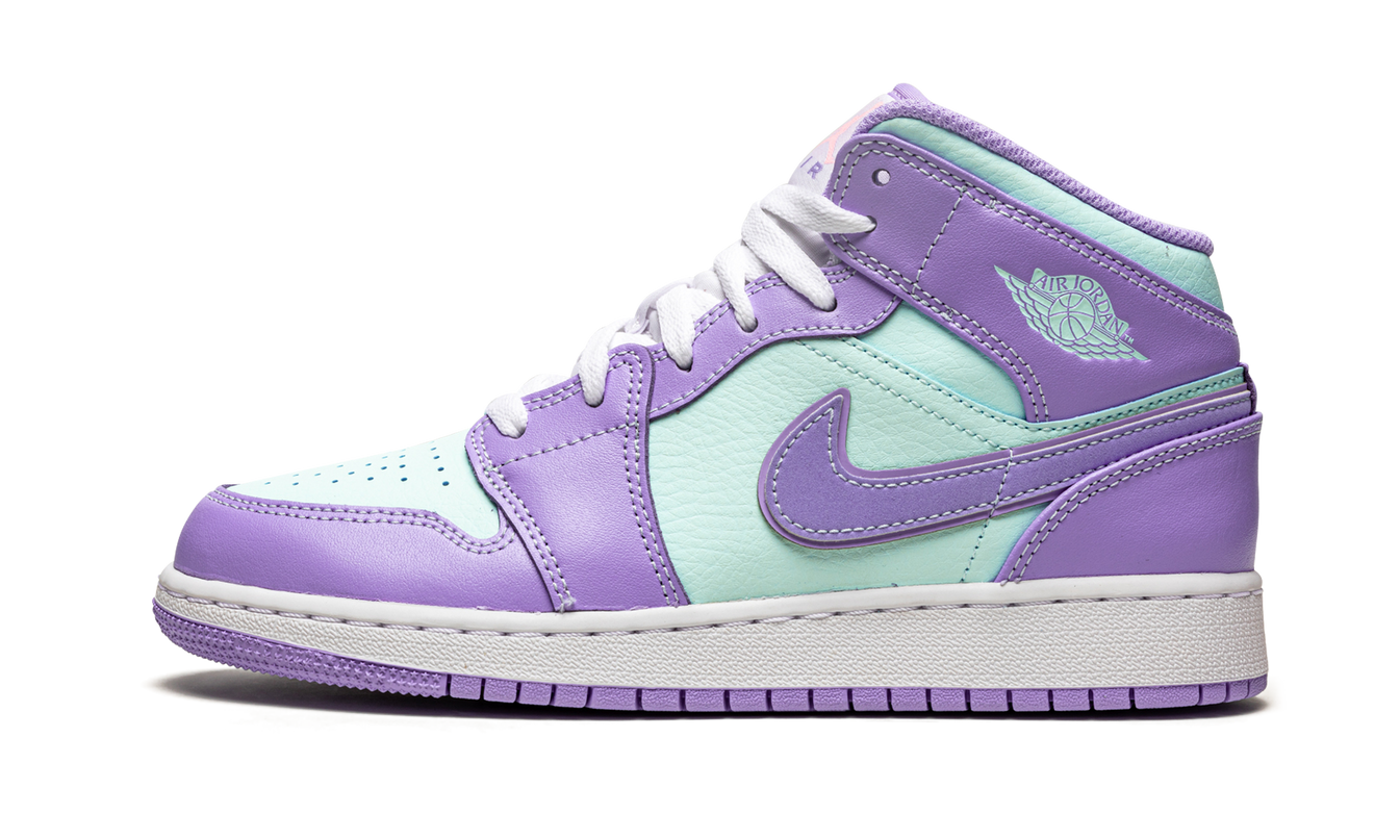 Air Jordan 1 Mid GS "Purple Pulse / Arctic Punch"