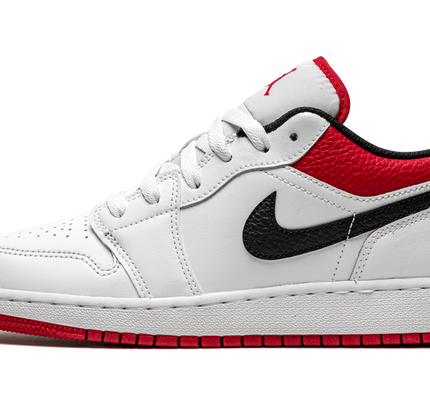 Air Jordan 1 Low GS "White / Gym Red"