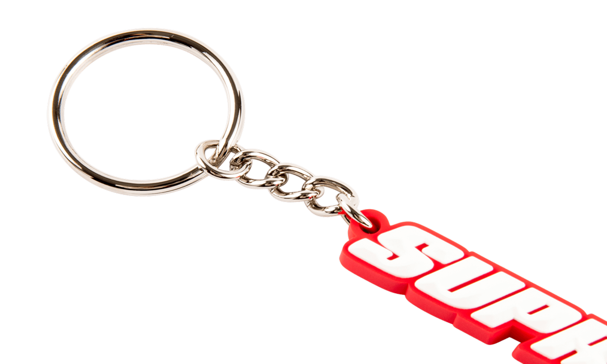 Supreme Bevel Logo Keychain "SS18"