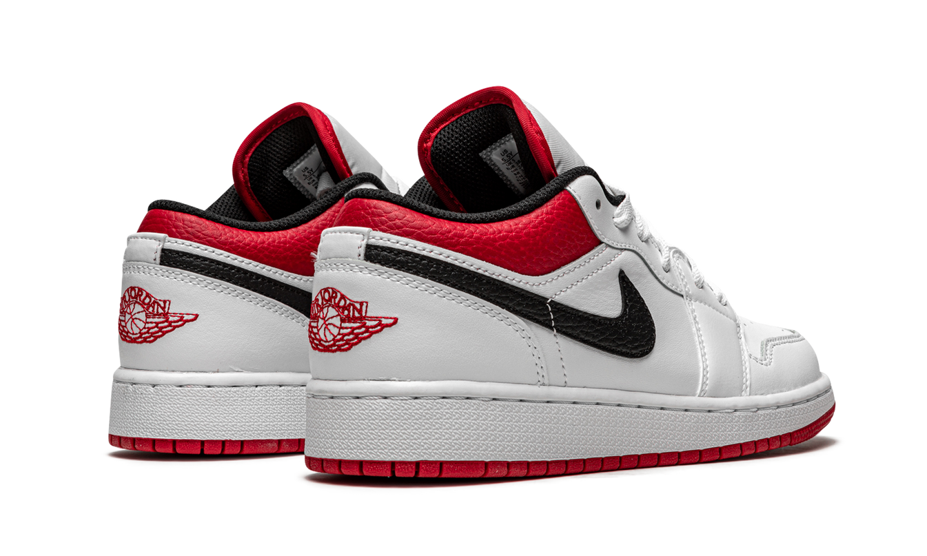 Air Jordan 1 Low GS "White / Gym Red"