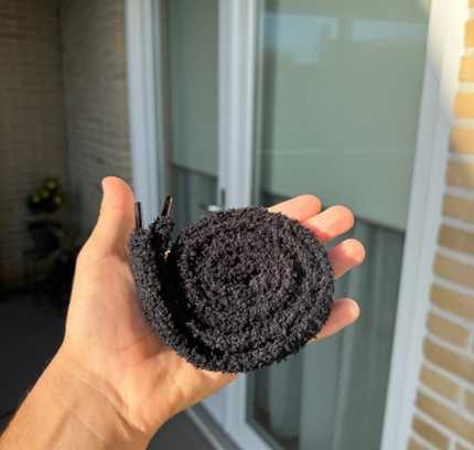 Fluffy Veters Zwart