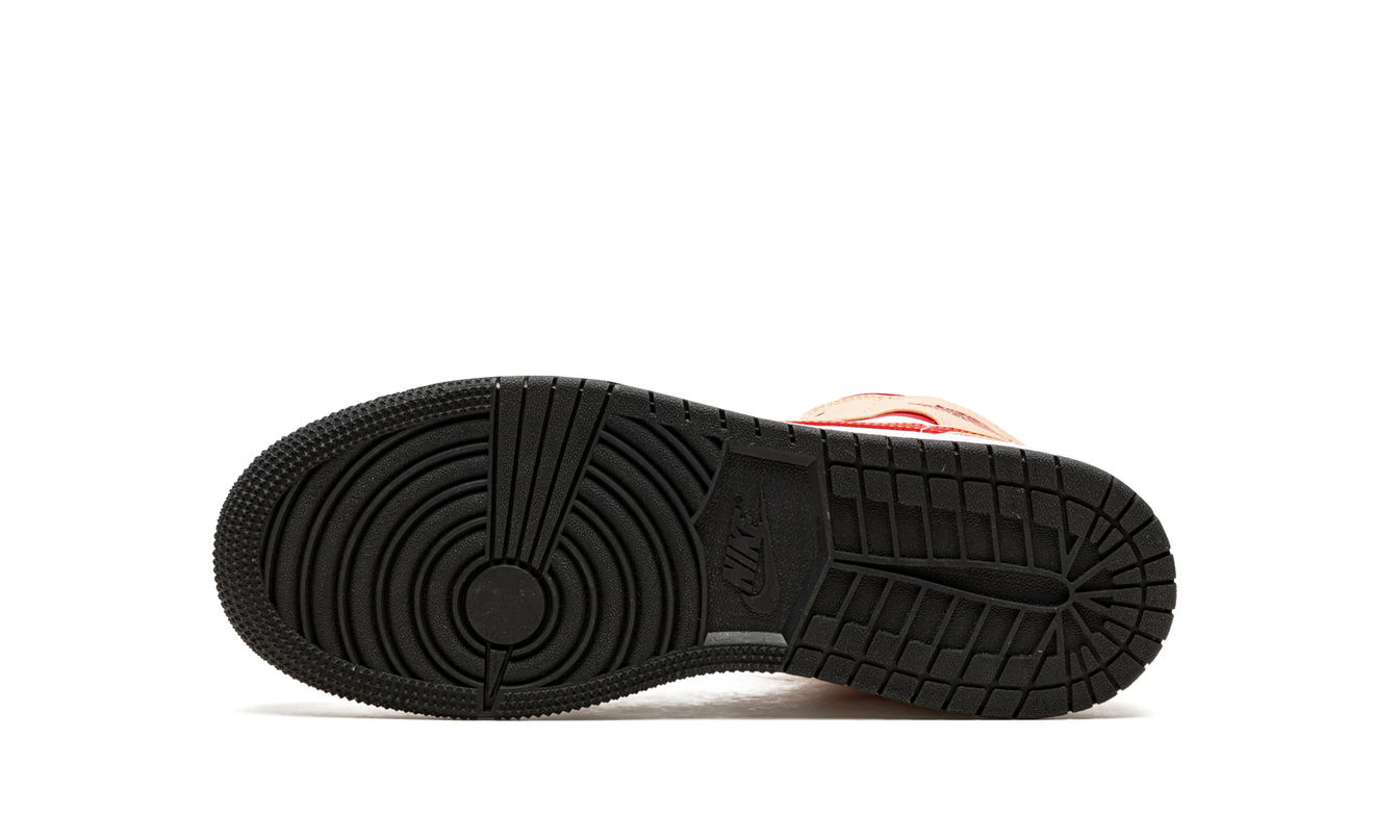 Air Jordan 1 Mid GS "Beige / Red"