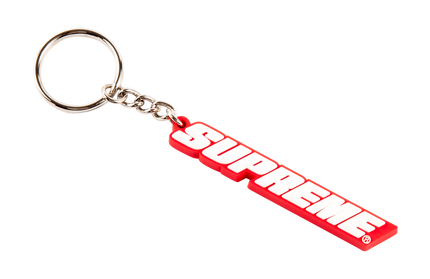 Supreme Bevel Logo Keychain 