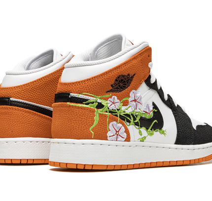 Air Jordan 1 Mid GS "Basketball Blossom"