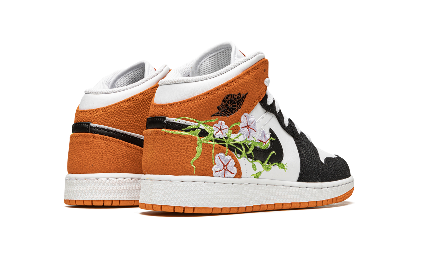 Air Jordan 1 Mid GS "Basketball Blossom"