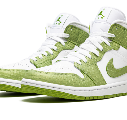 Air Jordan 1 MID SE WMNS "Green Python"