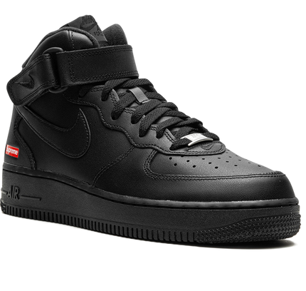 Nike Air Force 1 Mid "Supreme - Mini Box Logo Black"
