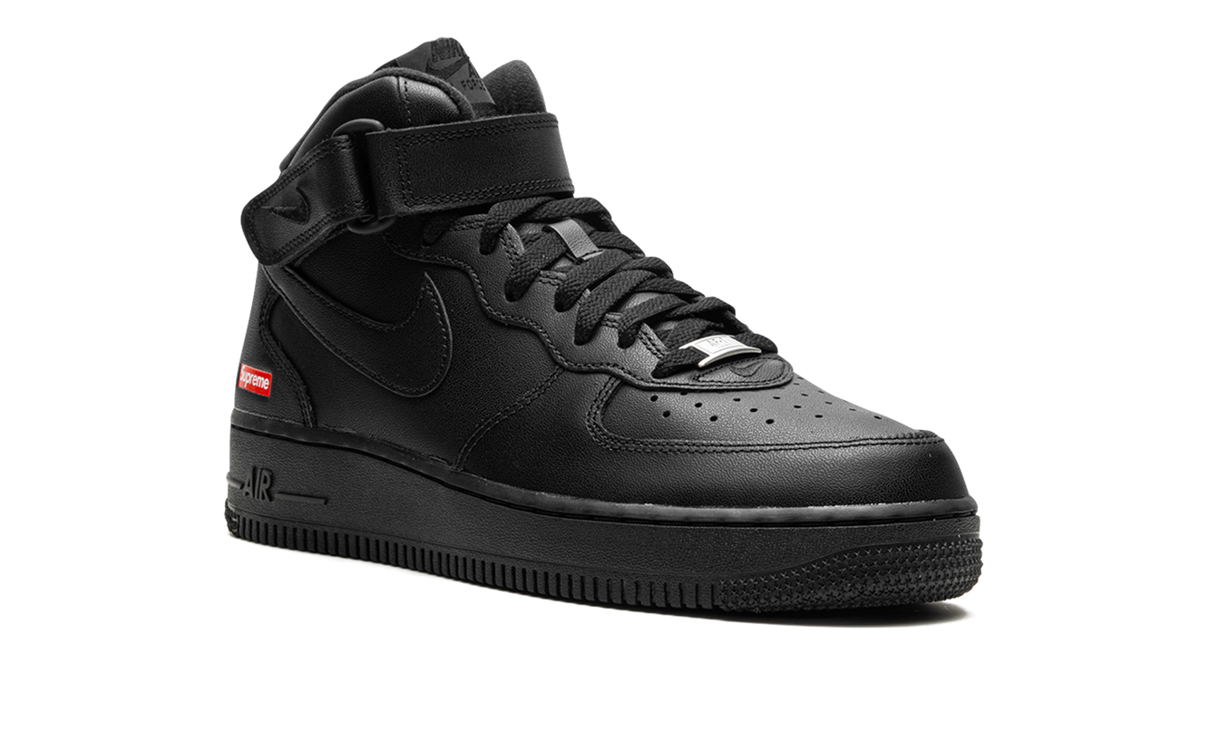Nike Air Force 1 Mid "Supreme - Mini Box Logo Black"