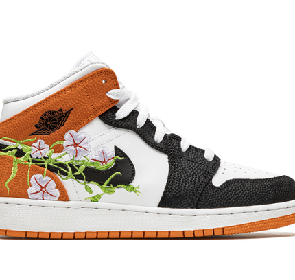 Air Jordan 1 Mid GS "Basketball Blossom"