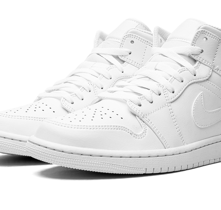 Air Jordan 1 Mid "Triple White"