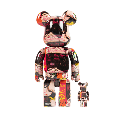Bearbrick Andy Warhol "The Rolling Stones (Love You Live) 100% & 400%"
