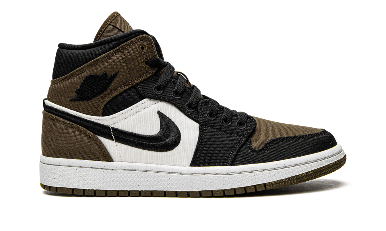 Air Jordan 1 MID SE WMNS "Olive Toe"