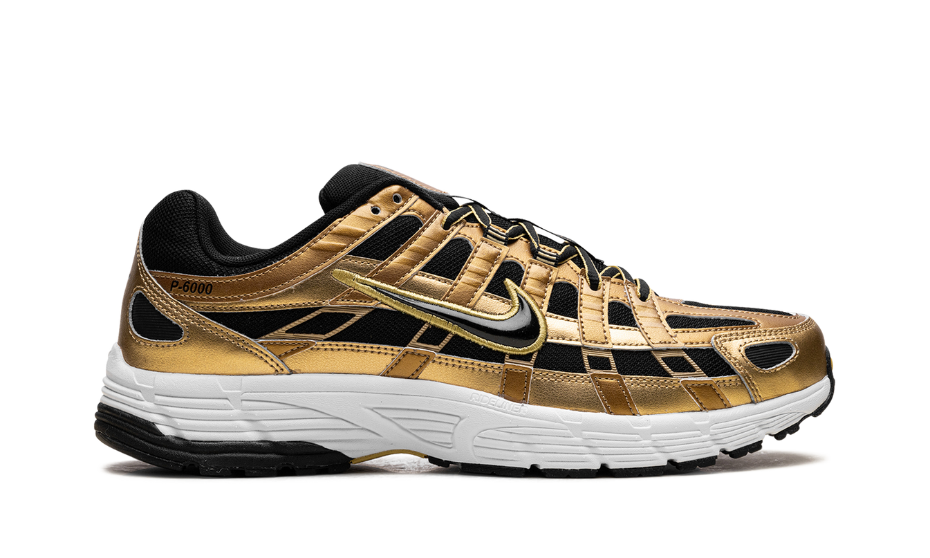 Nike P-6000 „Metallic Gold Infinite Gold Weiß Schwarz“