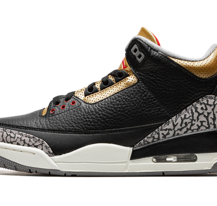 Air Jordan 3 WMNS "Black Cement Gold"