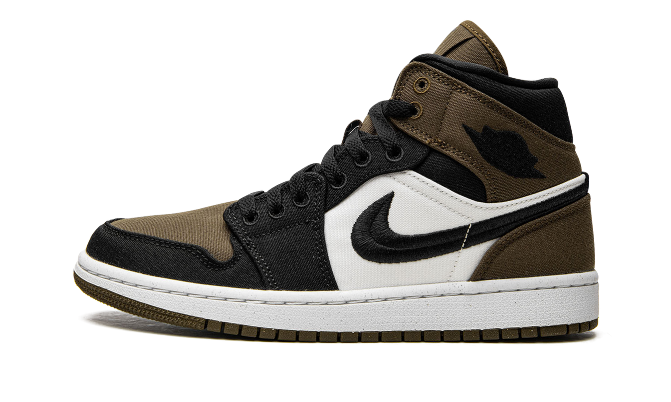 Air Jordan 1 MID SE WMNS "Olive Toe"