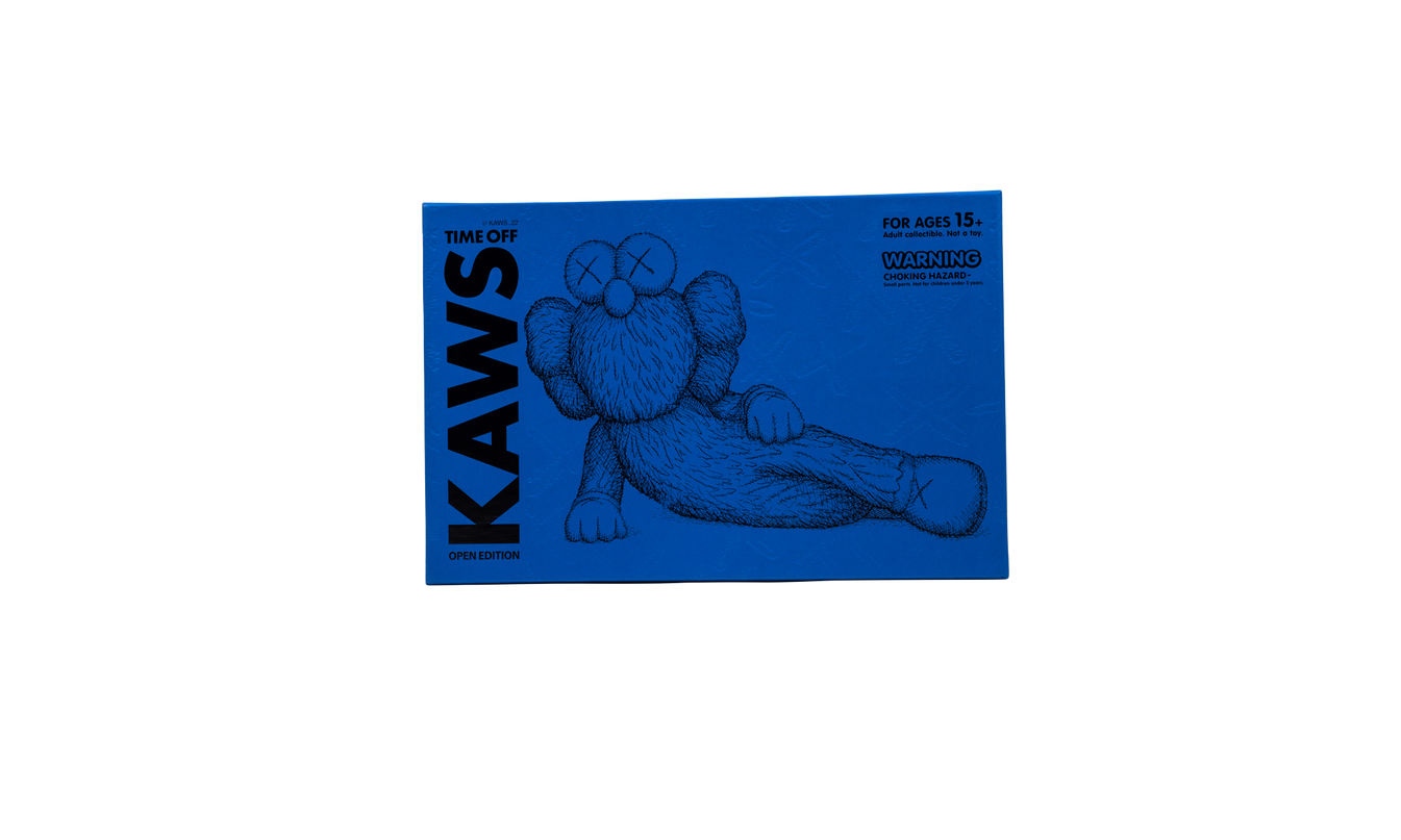Kaws Time Off Vinyl Figure "SS 23 - Blue"