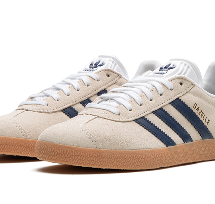 Adidas Gazelle "Off White / Dark Blue / Gum"