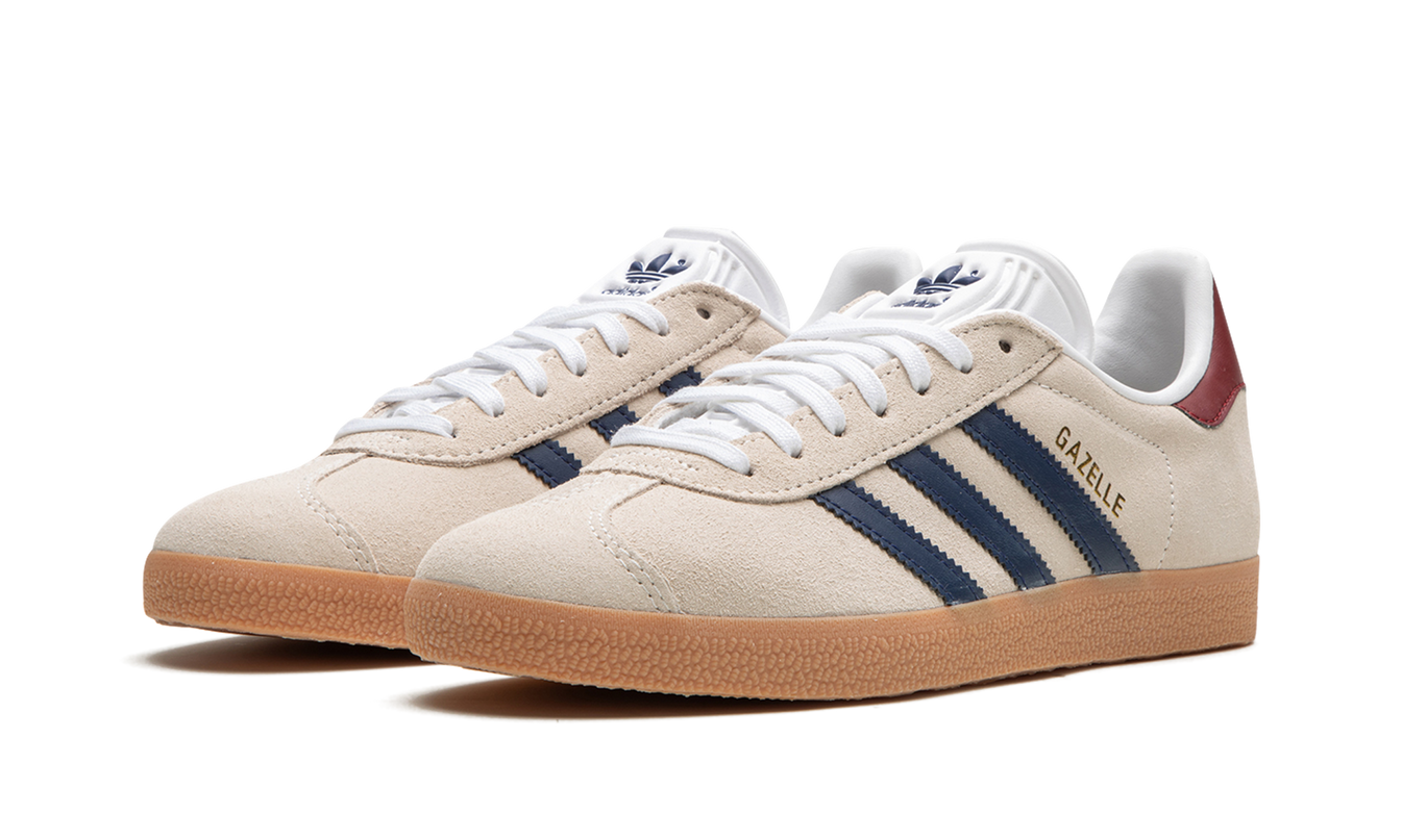 Adidas Gazelle "Off White / Dark Blue / Gum"