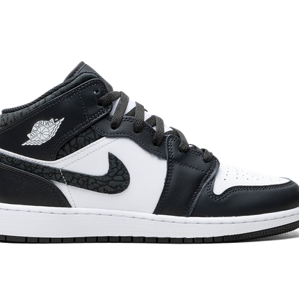 Air Jordan 1 Mid GS "Panda Elephant"
