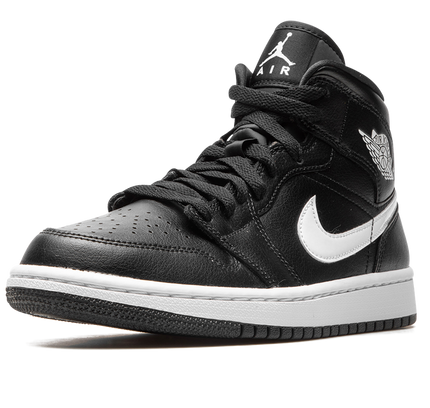 Air Jordan 1 MID WMNS "Black / White"