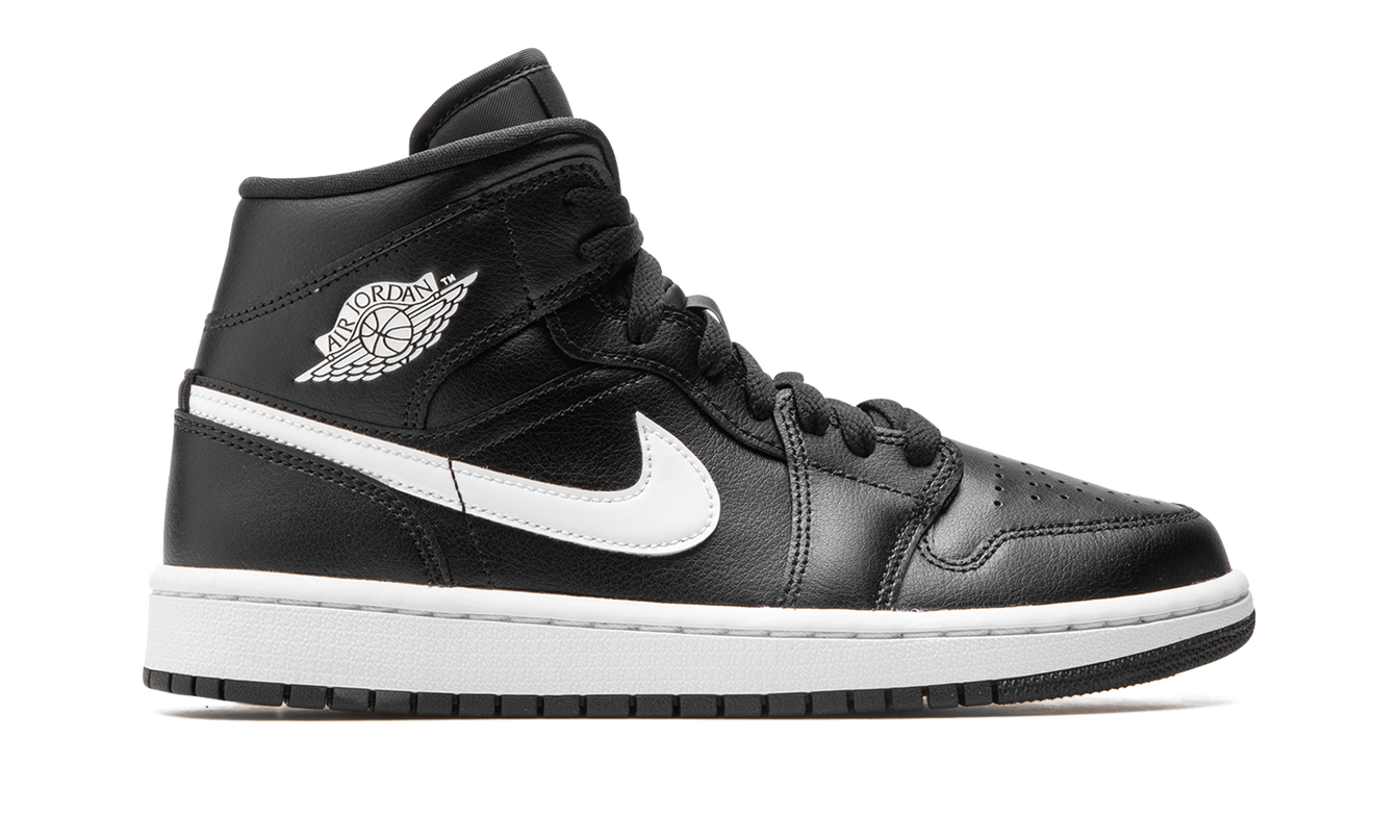 Air Jordan 1 MID WMNS "Black / White"