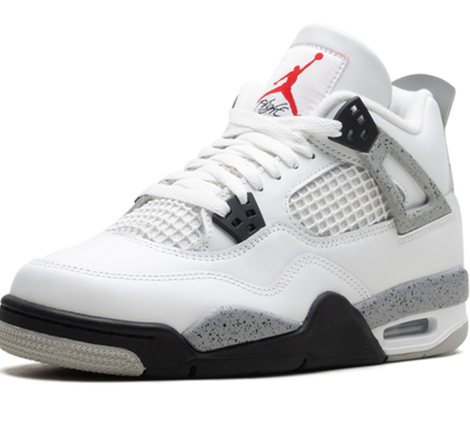 Air Jordan 4 Retro GS "White Cement"