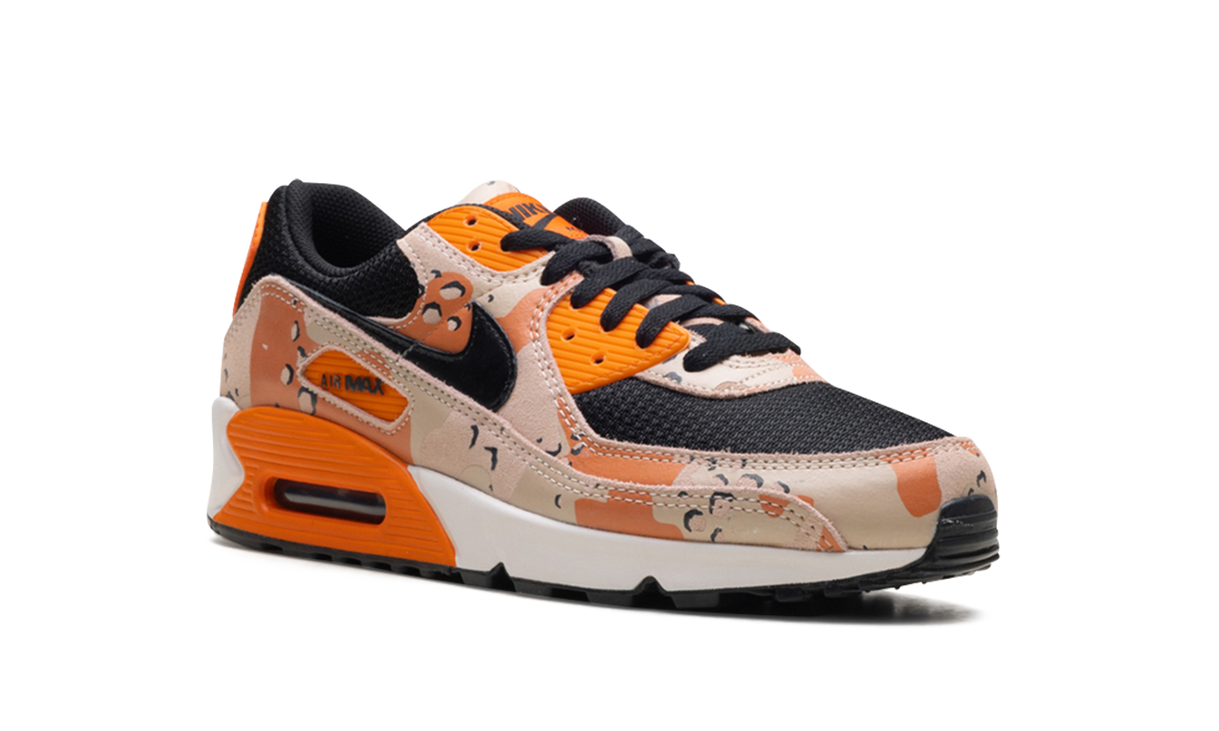 Nike Air Max 90 Premium "Bio Beige / Safety Orange / Phantom / Black"